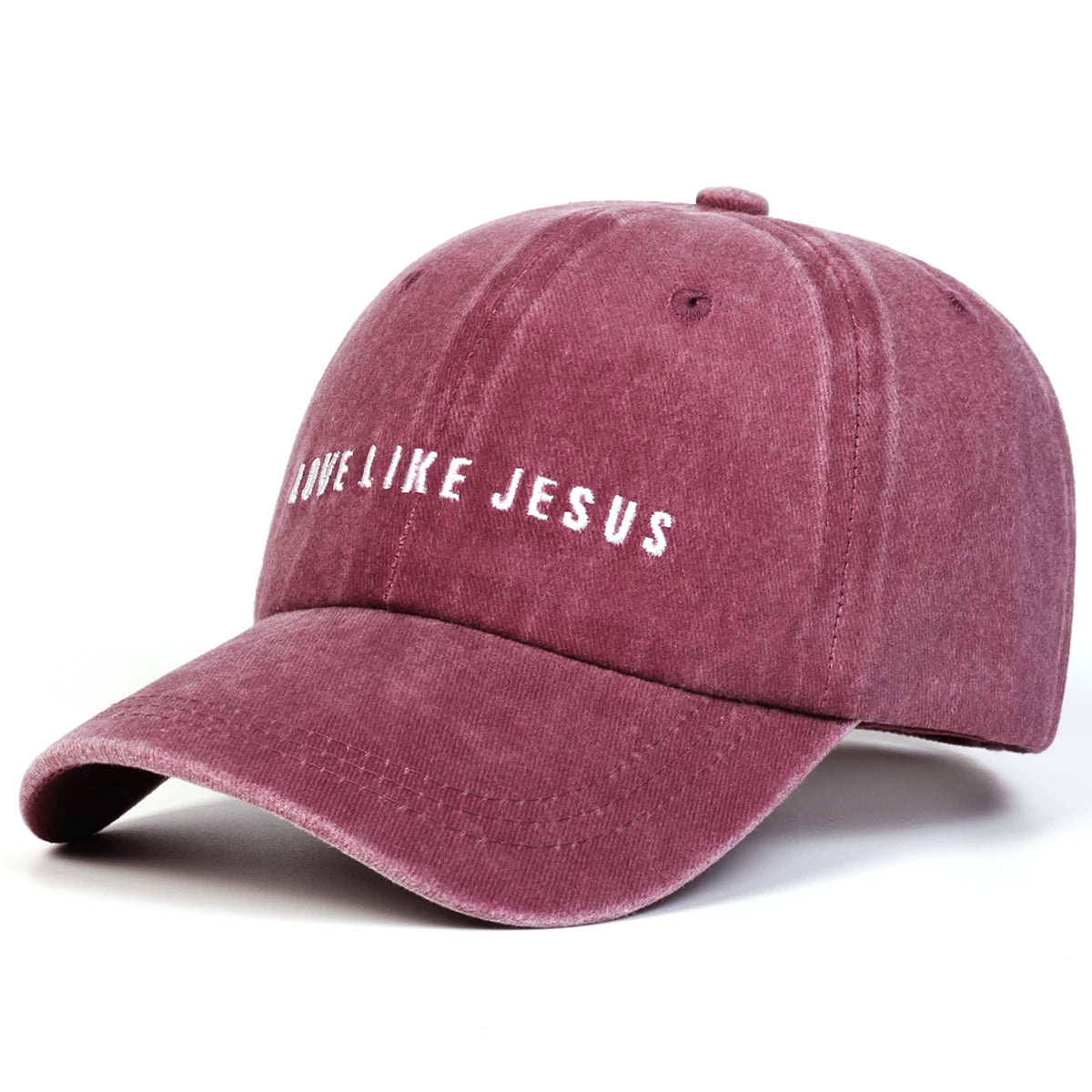 Boné Unissex *LOVE LIKE JESUS* – Bordado Premium, Ajustável, Casual, Esportivo e Proteção Solar