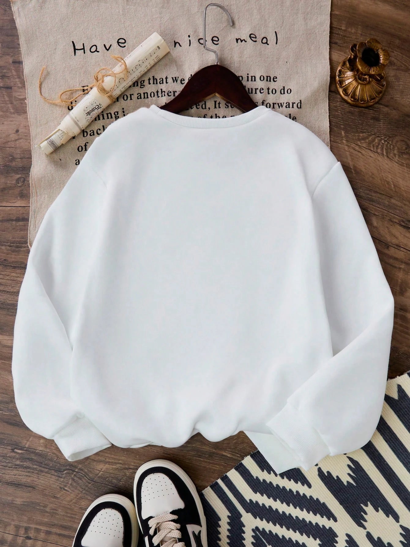 Moletom Feminino Jesus – Estampa Colorida Criativa, Felpado, Confortável, Estilo Streetwear Casual Outono/Inverno